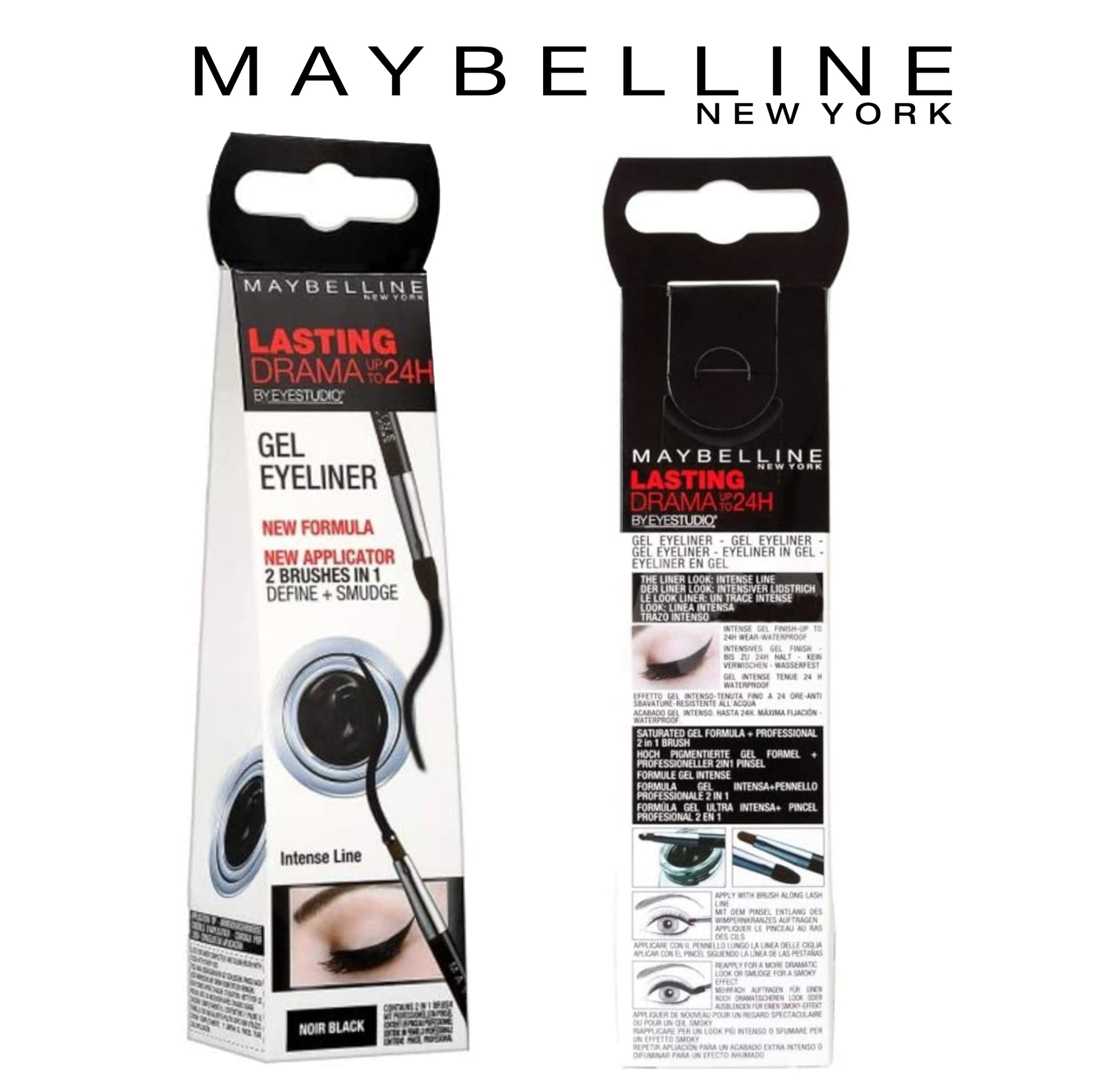 Maybelline Eye – Eyeliner Studio Noir Black Drama Gel Lasting Face2Body 24H